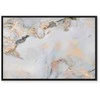 Artgeist Paveikslas - Baltas stone – elegant marble with golden reflections