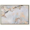 Artgeist Paveikslas - Baltas stone – elegant marble with golden reflections