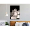 Artgeist Paveikslas - Delicacy of Petals in Nature (1-part) - Flower in Juodas and Baltas
