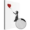 Artgeist Paveikslas - Banksy: Girl with Balloon (1 Part) Vertical