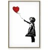 Artgeist Paveikslas - Banksy: Girl with Balloon (1 Part) Vertical