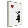 Artgeist Paveikslas - Banksy: Girl with Balloon (1 Part) Vertical