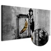 Artgeist Paveikslas - Banksy: Monkey with Frame