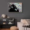 Artgeist Paveikslas - Banksy The Thinker Monkey