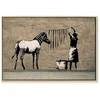 Artgeist Paveikslas - Banksy: Washing Zebra on Concrete (1 Part) Wide