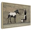 Artgeist Paveikslas - Banksy: Washing Zebra on Concrete (1 Part) Wide