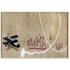 Artgeist Paveikslas - Banksy's Plane (1-part) - Raudona Graffiti Text on Mural Background