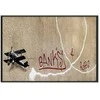 Artgeist Paveikslas - Banksy's Plane (1-part) - Raudona Graffiti Text on Mural Background