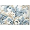 Artgeist Paveikslas - Baroque Ornaments in Light Kreminis-Mėlyna Hues