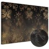 Artgeist Paveikslas - Baroque Ornaments in Patinated Gold and Browns: Retro Motif