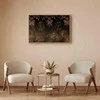 Artgeist Paveikslas - Baroque Ornaments in Patinated Gold and Browns: Retro Motif