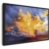 Artgeist Paveikslas - Beautiful Sunset - Clouds in Warm Shades