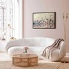 Artgeist Paveikslas - Birds by the lake - herons painted in watercolour in delicate pilkas and pink colours