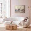 Artgeist Paveikslas - Birds by the lake - herons painted in watercolour in delicate pilkas and pink colours
