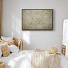 Artgeist Paveikslas - Botanical Motif with Leaves and Vines in Sand Colors