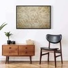 Artgeist Paveikslas - Botanical Motif with Leaves and Vines in Sand Colors