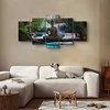 Artgeist Paveikslas - Buddha and waterfall