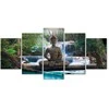 Artgeist Paveikslas - Buddha and waterfall