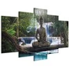 Artgeist Paveikslas - Buddha and waterfall