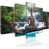 Artgeist Paveikslas - Buddha and waterfall