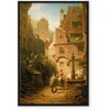 Artgeist Paveikslas - Carl Spitzweg – Well-Wisher Presenting Flowers