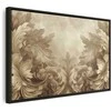 Artgeist Paveikslas - Carved Baroque Ornaments Rich Composition in Sepia Colors