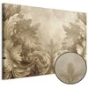 Artgeist Paveikslas - Carved Baroque Ornaments Rich Composition in Sepia Colors