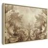 Artgeist Paveikslas - Carved Baroque Ornaments Rich Composition in Sepia Colors