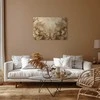 Artgeist Paveikslas - Carved Baroque Ornaments Rich Composition in Sepia Colors