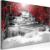 Artgeist Paveikslas - Cascade of Thoughts (1 Part) Wide Raudona