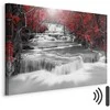 Artgeist Paveikslas - Cascade of Thoughts (1 Part) Wide Raudona