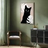 Artgeist Paveikslas - Cat in Monsteras (1 Part) Vertical