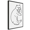 Artgeist Paveikslas - Cat Relaxing (1 Part) Vertical
