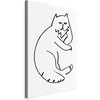 Artgeist Paveikslas - Cat Relaxing (1 Part) Vertical