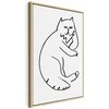 Artgeist Paveikslas - Cat Relaxing (1 Part) Vertical