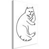 Artgeist Paveikslas - Cat Relaxing (1 Part) Vertical