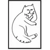 Artgeist Paveikslas - Cat Relaxing (1 Part) Vertical