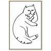 Artgeist Paveikslas - Cat Relaxing (1 Part) Vertical