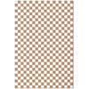 Artgeist Paveikslas - Checkerboard Pattern - Brown-Baltas Grid with a Subtle Noise
