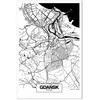 Artgeist Paveikslas - City Plan: Gdansk (1 Part) Vertical