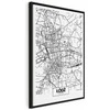 Artgeist Paveikslas - City Plan: Lodz (1 Part) Vertical