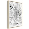 Artgeist Paveikslas - City Plan: Poznan (1 Part) Vertical