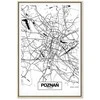 Artgeist Paveikslas - City Plan: Poznan (1 Part) Vertical