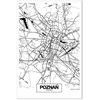 Artgeist Paveikslas - City Plan: Poznan (1 Part) Vertical