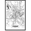 Artgeist Paveikslas - City Plan: Poznan (1 Part) Vertical