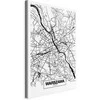Artgeist Paveikslas - City Plan: Warszawa (1 Part) Vertical