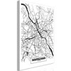 Artgeist Paveikslas - City Plan: Warszawa (1 Part) Vertical