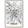 Artgeist Paveikslas - City Plan: Wroclaw (1 Part) Vertical