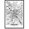 Artgeist Paveikslas - City Plan: Wroclaw (1 Part) Vertical