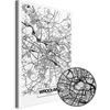 Artgeist Paveikslas - City Plan: Wroclaw (1 Part) Vertical
